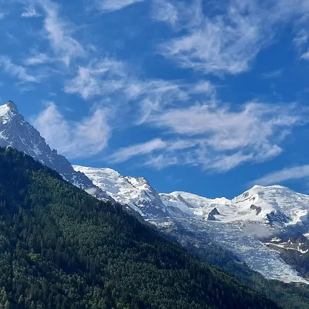 شقة Le Petit Balcon Avec Vue Sur Le Mont-blanc شامونكس